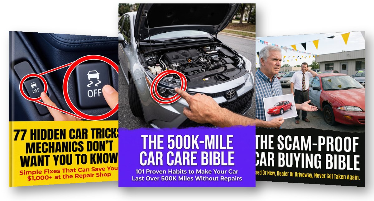 The 500K-Mile Car Care Bible, 77 Hidden Car Tricks and The Scam-Proof Car Buying Bible